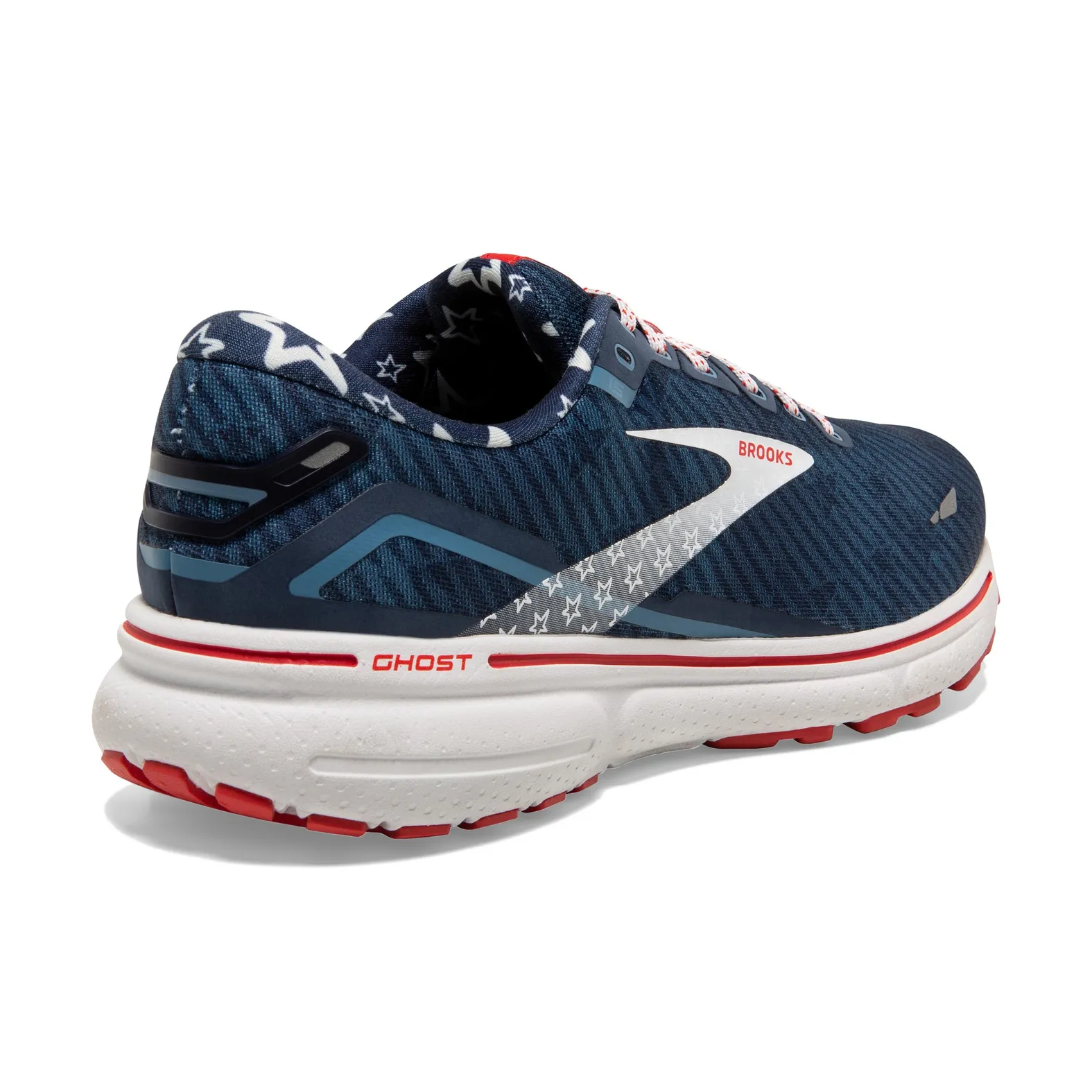 Brooks Ghost 15 Men Size 13 D Blue Stars USA Running Shoes Mesh Comfort Sneakers Brooks Ghost 15 Running Shoes Women main image 4