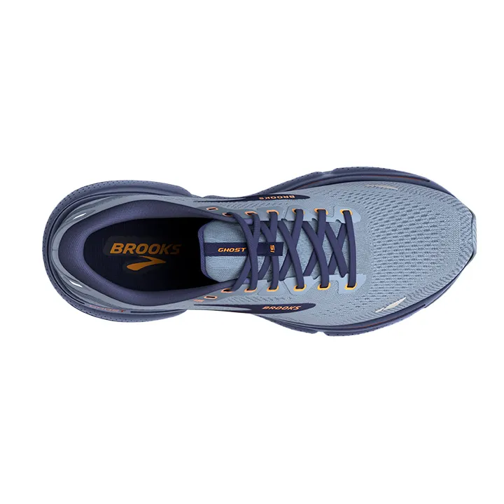 BROOKS M GHOST 15 FLINTSTONE/PEACOCK/OAK display picture 3